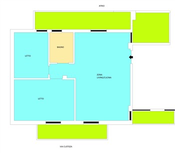 Centrale Appartamento Di 3 Vani & Acc. Buono Stato, Doppia Esposizione e Box.